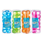 Cubitos refrigerantes reutilizables Leknes TK22008 Azul Verde Naranja Rosa Polietileno Agua destilada 6,5 x 16 x 6,5 cm 18 Pieza