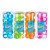 Cubitos refrigerantes reutilizables Leknes TK22008 Azul Verde Naranja Rosa Polietileno Agua destilada 6,5 x 16 x 6,5 cm 18 Pieza