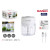 Cortador de Verduras Basic Home 250 ml 11,8 x 9,2 cm (8 Unidades)