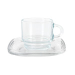 Juego de 6 Tazas con Plato LAV Cozy 90 ml (6 Unidades)