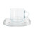 Juego de 6 Tazas con Plato LAV Cozy 90 ml (6 Unidades)