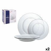 Vajilla Duralex Lys Transparente 18 Piezas (2 Unidades)