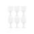 Set de Copas Home ESPRIT Transparente Cristal 270 ml (6 Unidades)