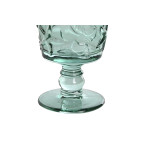 Set de Copas Home ESPRIT Turquesa Cristal 345 ml (6 Unidades)