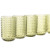 Set de Vasos Home ESPRIT Verde Cristal Con relieve 420 ml (6 Unidades)