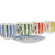 Juego de 6 Tazas con Plato Home ESPRIT Amarillo Azul Verde Coral Porcelana 240 ml