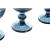 Set de Copas Home ESPRIT Azul Cristal 260 ml (6 Unidades)