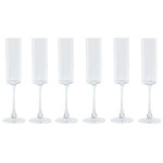 Copa de champán Home ESPRIT Transparente Cristal 160 ml (6 Unidades)