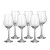 Set de copas de vino Home ESPRIT Transparente Cristal 410 ml (6 Unidades)