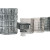 Juego de vasos con botella Home ESPRIT Gris Cristal Urbano 900 ml