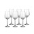 Set de copas de vino Home ESPRIT Transparente Cristal 265 ml (6 Unidades)