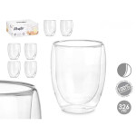 Vaso de agua Vivalto Transparente Vidrio de Borosilicato 326 ml (6 Unidades)