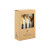 Cubertería Home ESPRIT Marrón Dorado Acero Inoxidable ABS 17 x 7 x 24 cm 20 Piezas