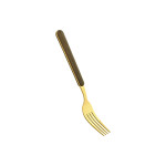 Cubertería Home ESPRIT Marrón Dorado Acero Inoxidable ABS 17 x 7 x 24 cm 20 Piezas