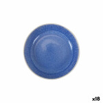 Plato Hondo La Mediterránea Calobra Azul (18 Unidades)