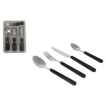 Cubertería Quttin Atenas Plástico 17 Piezas (6 Unidades)