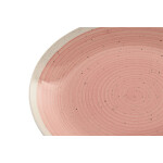 Vajilla Home ESPRIT Blanco Rosa Gres 18 Piezas