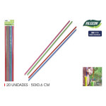 Pajita Reutilizable Algon 50 x 0,6 cm 20 Piezas 24 Unidades