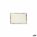 Bandeja La Mediterránea Albus 20 x 13 x 2 cm (24 Unidades)