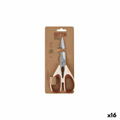 Tijeras de Cocina Quttin Terra 21 cm 2,5 mm (16 Unidades)