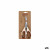 Tijeras de Cocina Quttin Terra 21 cm 2,5 mm (16 Unidades)