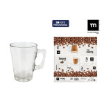 Juego de Tazas de Café La Mediterránea Segre 3 Piezas (16 Unidades)