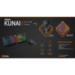 Teclado y Ratón Gaming Krom Kunai Qwerty Español