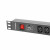 Regleta 19" 8 Tomas Schuko con On/Off Switch Lanberg PDU-08I-0200-C20-BK (2 m)
