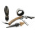 Set de Accesorios para Vino Home ESPRIT Natural Bambú Acero Inoxidable