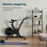 Bicicleta Estática Cecotec 07242 Negro Acero al carbono