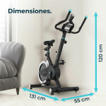 Bicicleta Estática Cecotec 07242 Negro Acero al carbono