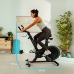 Bicicleta Estática Cecotec 07242 Negro Acero al carbono