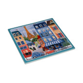 Salvamantel Versa Paris Corcho Cerámica 20 X 0,6 X 20 CM