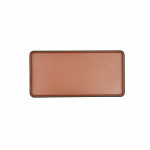 Bandeja de Aperitivos Bidasoa Gio Marrón Plástico 24 x 11,5 cm (12 Unidades)