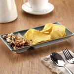 Bandeja de Aperitivos Versa Azul 11,5 x 2,7 x 25 cm Sushi