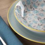 Vajilla Versa BREEZE  Azul Porcelana 18 Piezas
