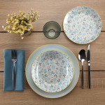 Vajilla Versa BREEZE  Azul Porcelana 18 Piezas