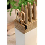Set de Cuchillos Menastyl Crema Polipropileno 6 Piezas (6 Unidades)