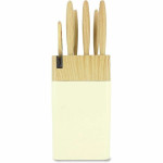Set de Cuchillos Menastyl Crema Polipropileno 6 Piezas (6 Unidades)