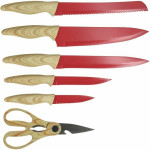 Set de Cuchillos Menastyl Polipropileno Rosa 6 Piezas (6 Unidades)