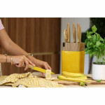 Set de Cuchillos Menastyl Amarillo Polipropileno 6 Piezas (6 Unidades)