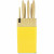 Set de Cuchillos Menastyl Amarillo Polipropileno 6 Piezas (6 Unidades)