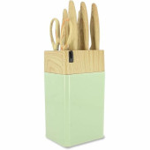 Set de Cuchillos Menastyl Polipropileno Verde 6 Piezas (6 Unidades)