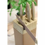 Set de Cuchillos Menastyl Marrón Polipropileno 6 Piezas (6 Unidades)