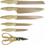 Set de Cuchillos Menastyl Marrón Polipropileno 6 Piezas (6 Unidades)