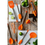 Cucharón BRA A195008 Naranja Acero Inoxidable