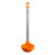 Cucharón BRA A195008 Naranja Acero Inoxidable