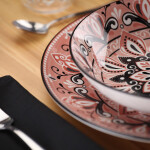 Vajilla Versa Rosa Porcelana 18 Piezas