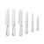 Juego de Cuchillos de Cocina y Soporte Smeg KBSF02PB