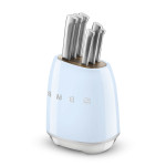 Juego de Cuchillos de Cocina y Soporte Smeg KBSF02PB